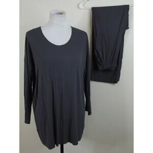 AFLOWYII Womens Super Comfy LOUNGING PAJAMAS - Size MEDIUM - GRAY Lightweight